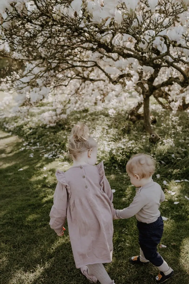 Familienshooting am Magnolienbau im Hermannshof Weinheim