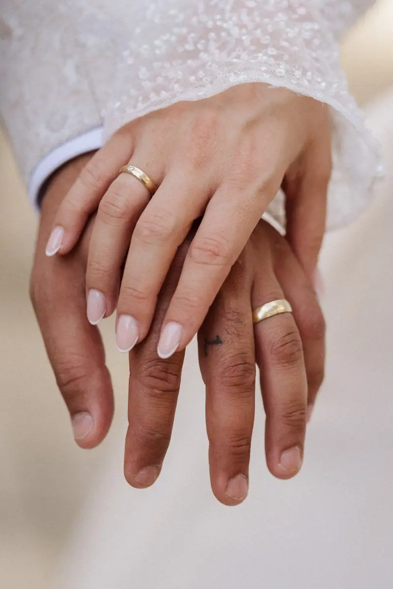 Hände mit Ringen, Nahaufnahme